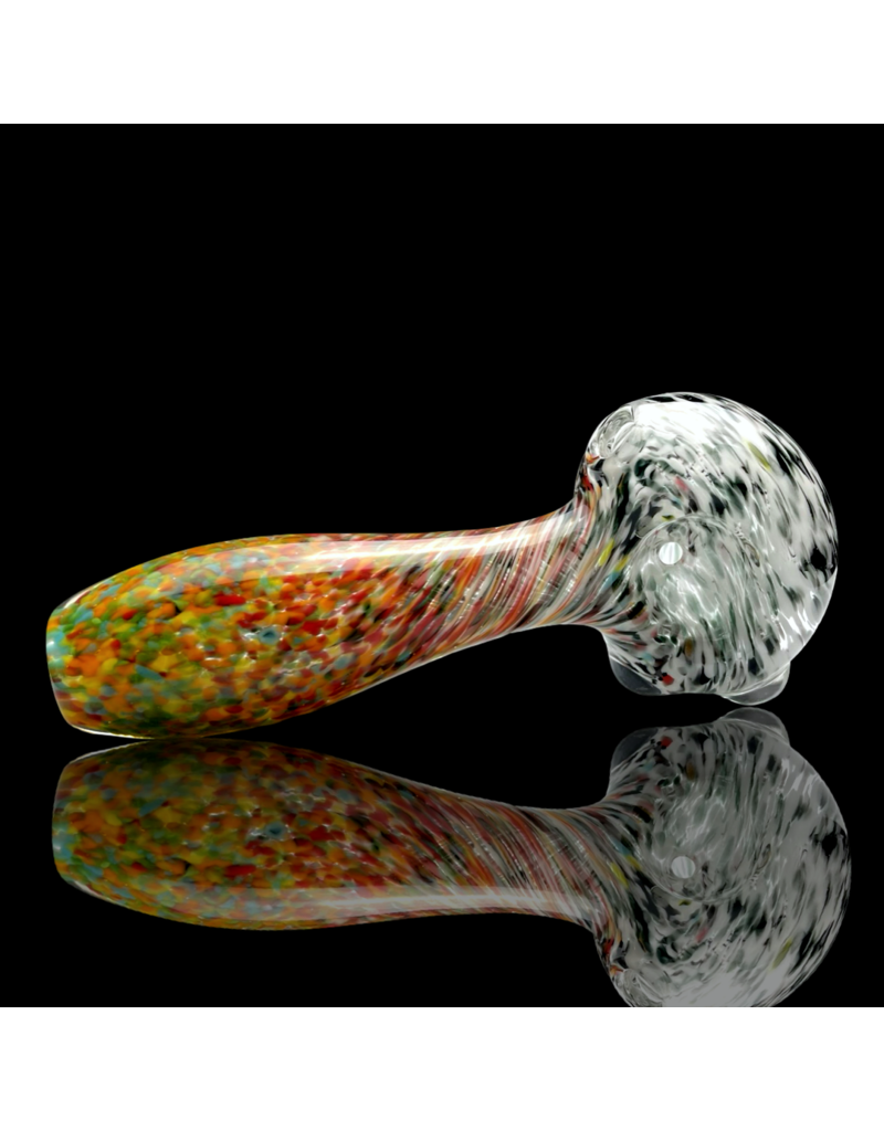 ISO Capped Confetti Frit Pipe Karmic Glassworks