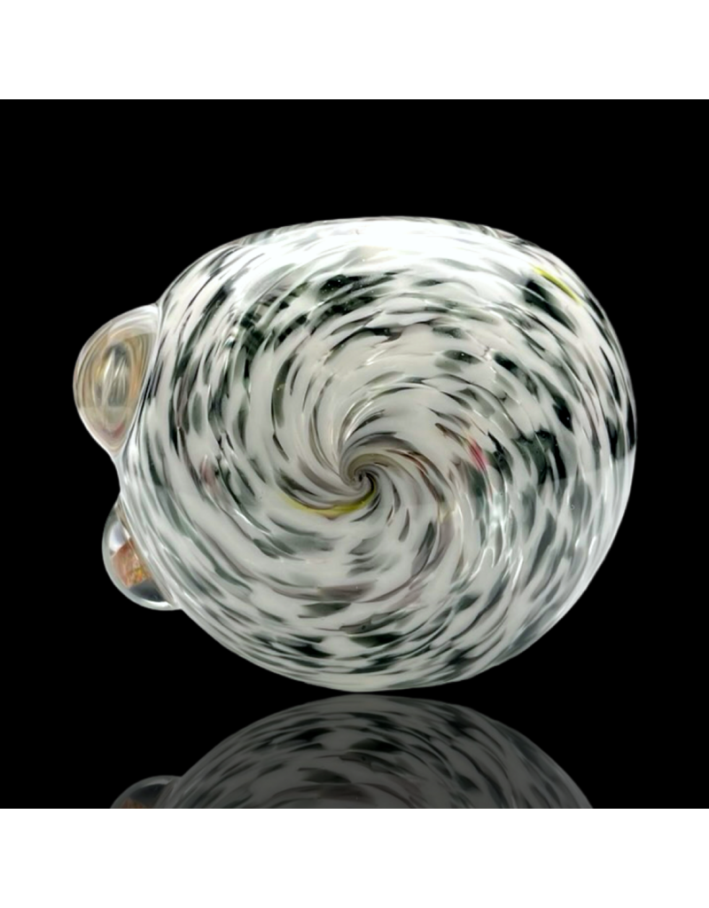 ISO Capped Confetti Frit Pipe Karmic Glassworks