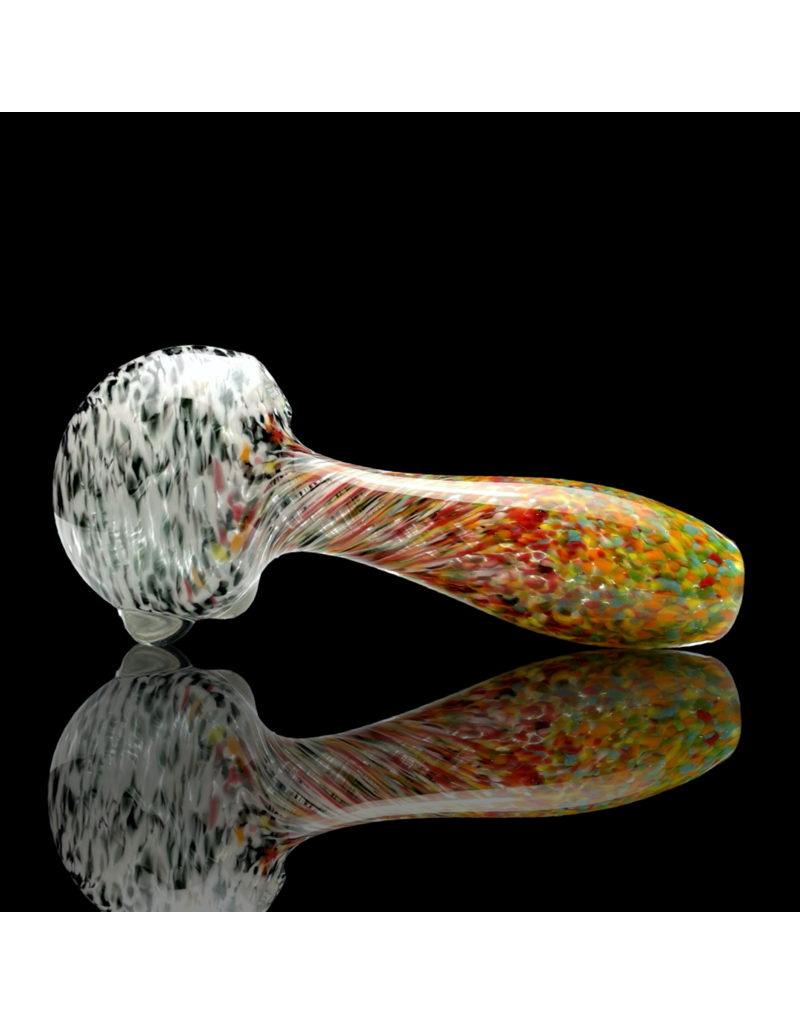ISO Capped Confetti Frit Pipe Karmic Glassworks
