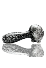 ISO Back & White Frit Pipe Karmic Glassworks