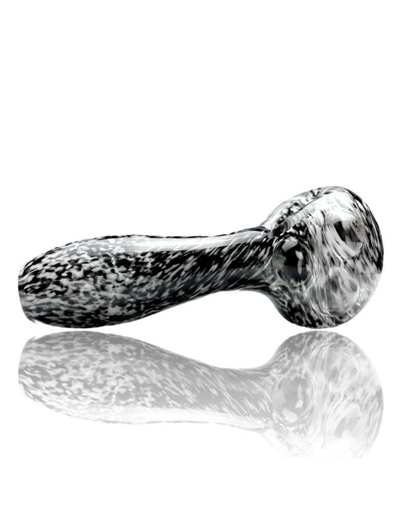 ISO Back & White Frit Pipe Karmic Glassworks