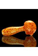 ISO Red & Orange Frit Pipe Karmic Glassworks