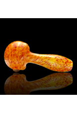 ISO Red & Orange Frit Pipe Karmic Glassworks
