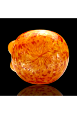 ISO Red & Orange Frit Pipe Karmic Glassworks