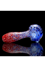 ISO Red White & Blue Frit Pipe Karmic Glassworks