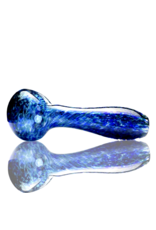 ISO Dark Blue Frit Pipe Karmic Glassworks
