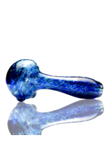 ISO Dark Blue Frit Pipe Karmic Glassworks