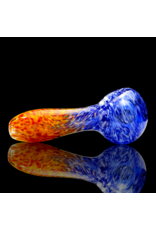 ISO Blue & Orange Frit Pipe Karmic Glassworks