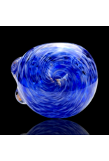 ISO Blue & Orange Frit Pipe Karmic Glassworks