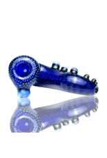 Firekist Glass Blue & Fume Snakeskin Curl Lock w/ Accents Firekist