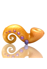 Firekist Glass Cream & Fume Snakeskin Curl Lock w/ Accents Firekist