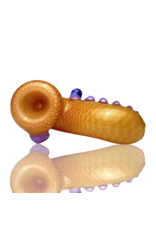 Firekist Glass Cream & Fume Snakeskin Curl Lock w/ Accents Firekist