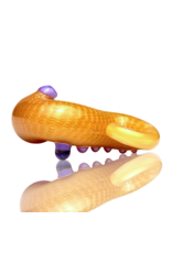 Firekist Glass Cream & Fume Snakeskin Curl Lock w/ Accents Firekist