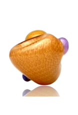 Firekist Glass Cream & Fume Snakeskin Curl Lock w/ Accents Firekist