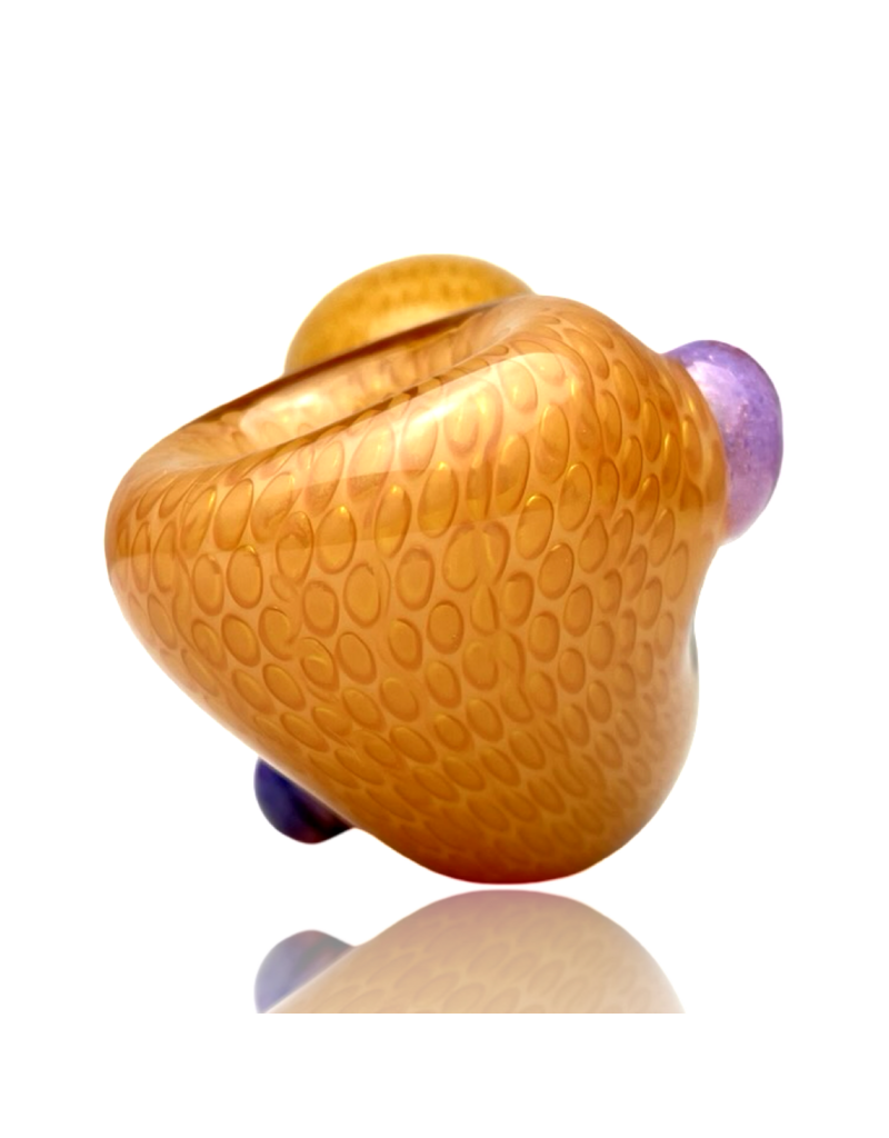 Firekist Glass Cream & Fume Snakeskin Curl Lock w/ Accents Firekist