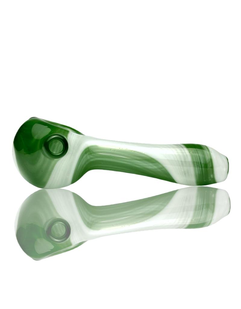 Green & White Color Stripes Pipe Kristi Conant