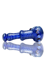 Firekist Glass LG Blue & Fume Snakeskin Pipe Firekist