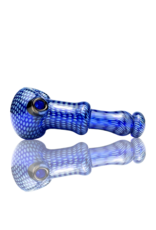 Firekist Glass LG Blue & Fume Snakeskin Pipe Firekist