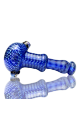 Firekist Glass LG Blue & Fume Snakeskin Pipe Firekist