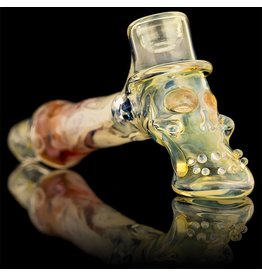 Bob Snodgrass SOLD Bob Snodgrass Worked Top Hat with Pink Reduction Stem Snodgrass Family Glass