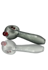 Evan Cals Sandblasted Smoke Color Skull Pipe Evan Cals