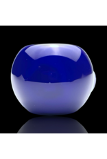 Cobalt Frit Over White Frit Lollipop Pipe Mike OConnor