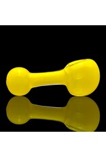 ISO Yellow Frit Lollipop Pipe by Mike O Connor