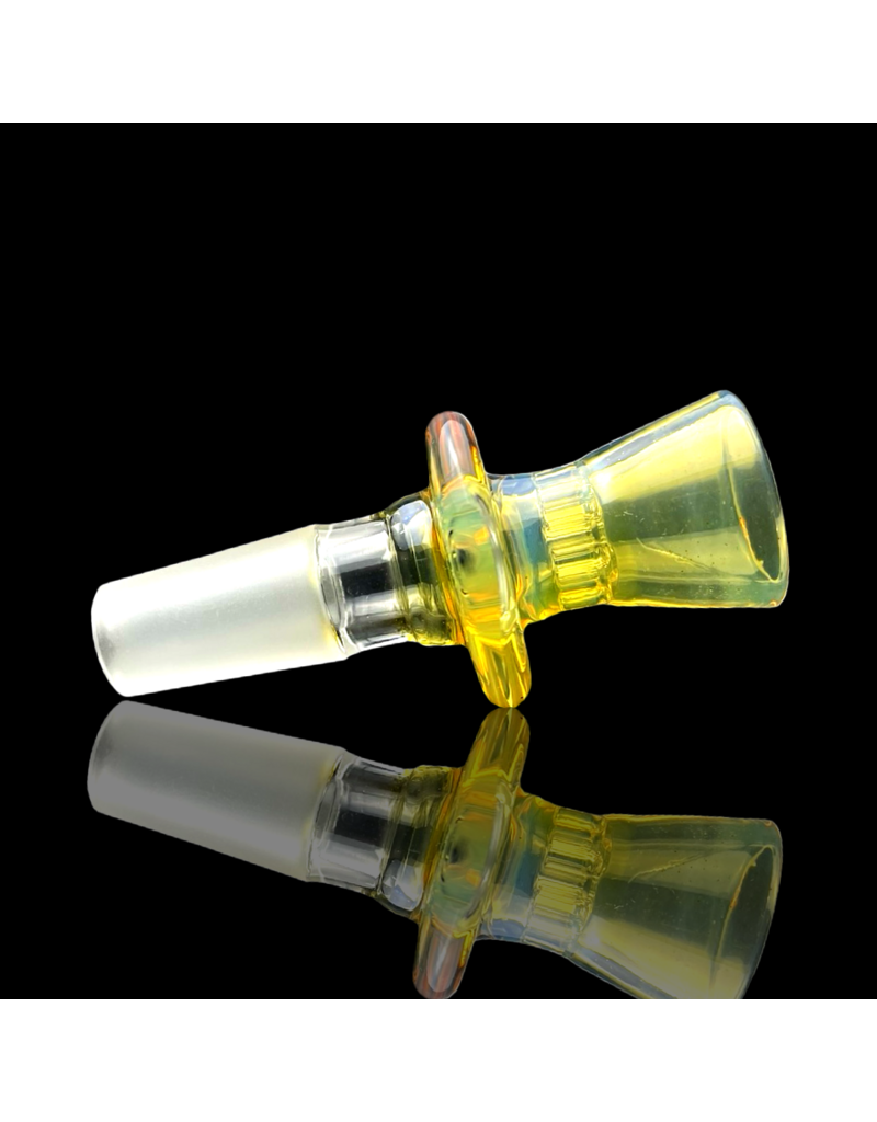 14mm FUME 7-Hole Honeycomb Disc Slide Blazing Blue