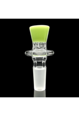 14mm MILKY Green 7-Hole Honeycomb Disc Slide Blazing Blue