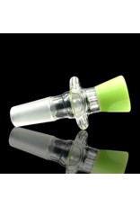 14mm MILKY Green 7-Hole Honeycomb Disc Slide Blazing Blue