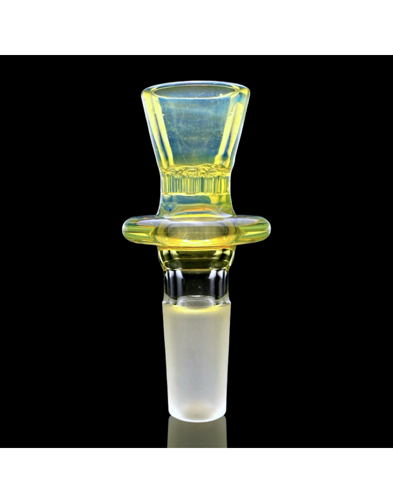 14mm FUME 7-Hole Honeycomb Disc Slide Blazing Blue