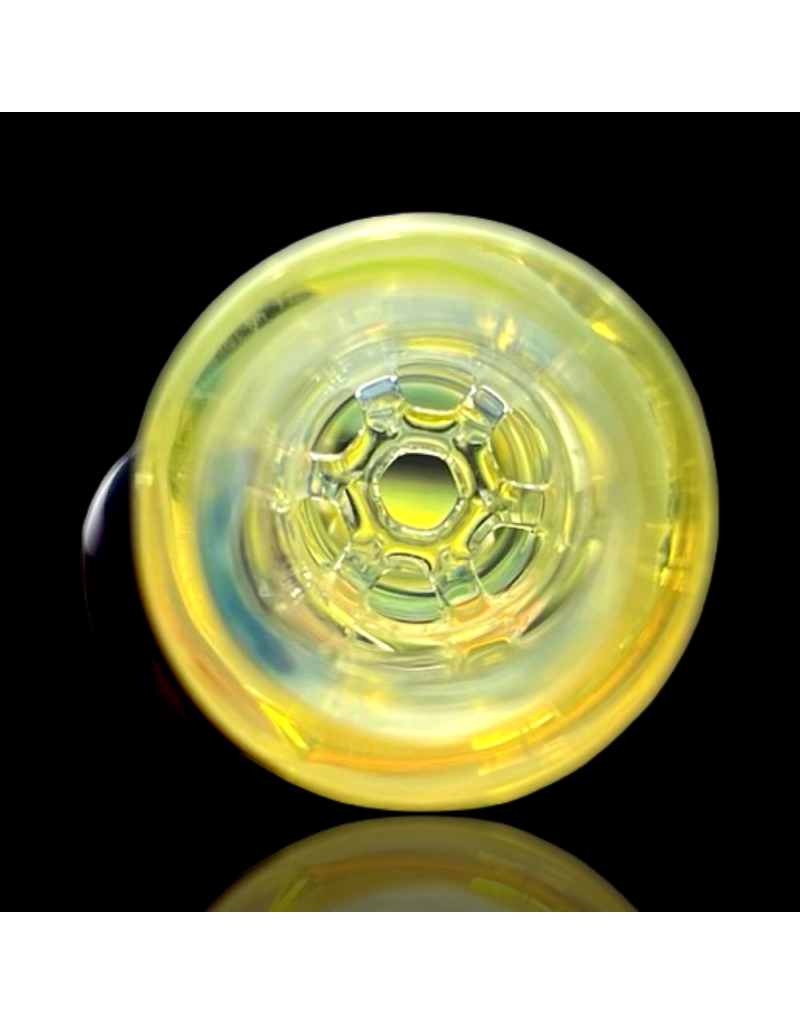 Fume 7-Hole Honeycomb Chillum Blazing Blue Glass