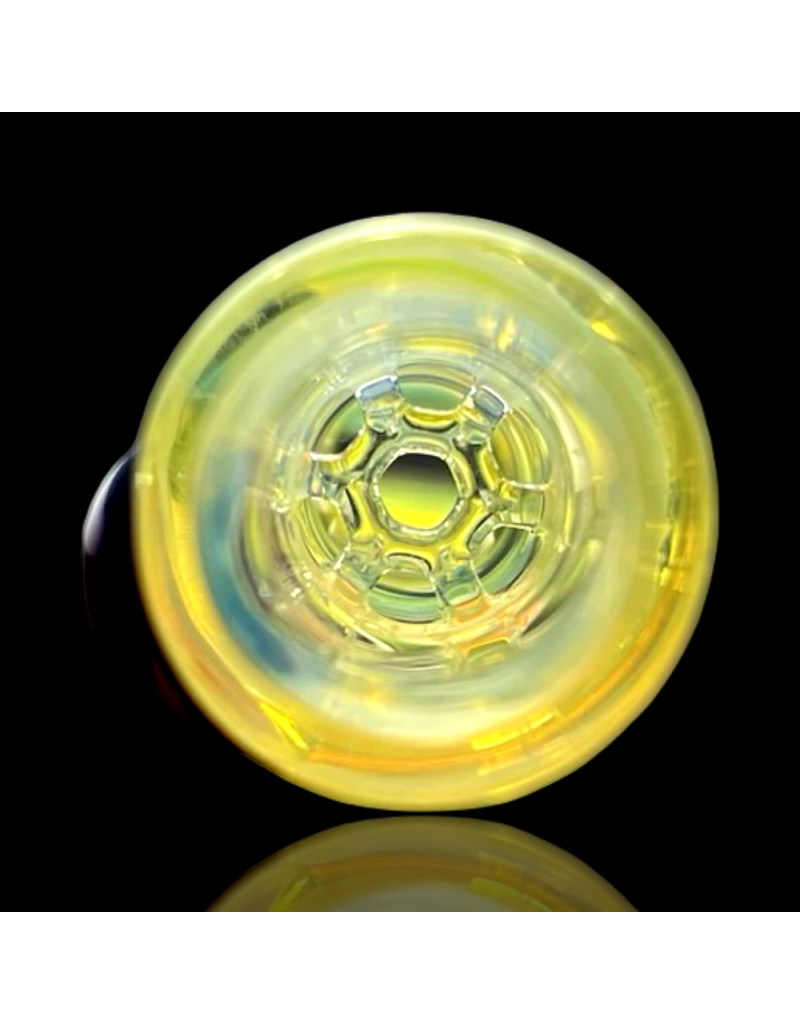 Fume Honeycomb Chillum Blazing Blue Glass