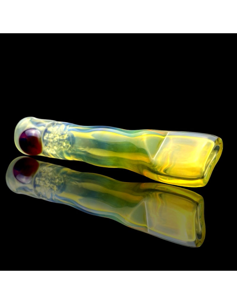 Fume Honeycomb Chillum Blazing Blue Glass