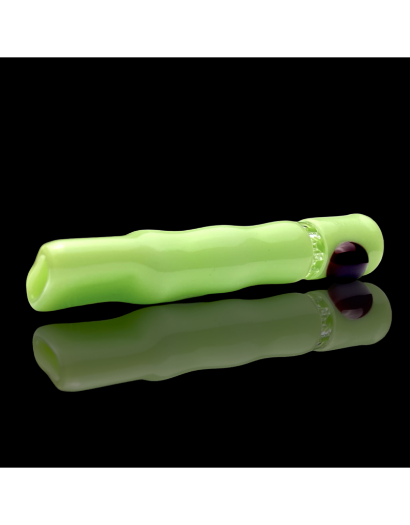 MILKY Green 7-hole Honeycomb Chillum Blazing Blue