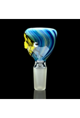 14mm Yellow Fish Slide Waynes Glass
