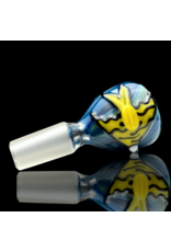 14mm Yellow Fish Slide Waynes Glass