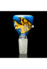 14mm Orange Fish Slide Waynes Glass