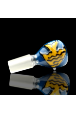 14mm Orange Fish Slide Waynes Glass