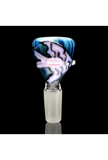 14mm Purple Fish Slide Waynes Glass