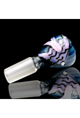 14mm Purple Fish Slide Waynes Glass