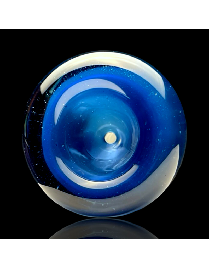 14mm Amber Purple Fish Slide Waynes Glass