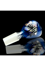 14mm Amber Purple Fish Slide Waynes Glass