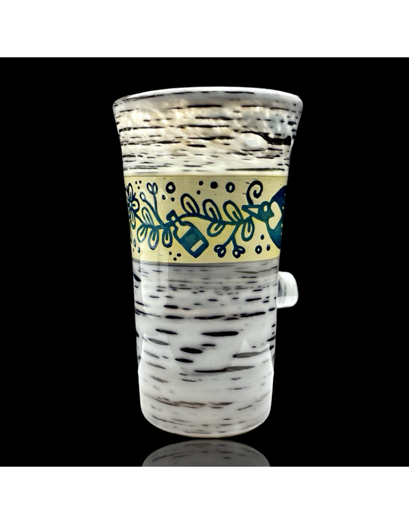 Witch DR Kevin & Evan Birthday Carved Birch Shot Glass