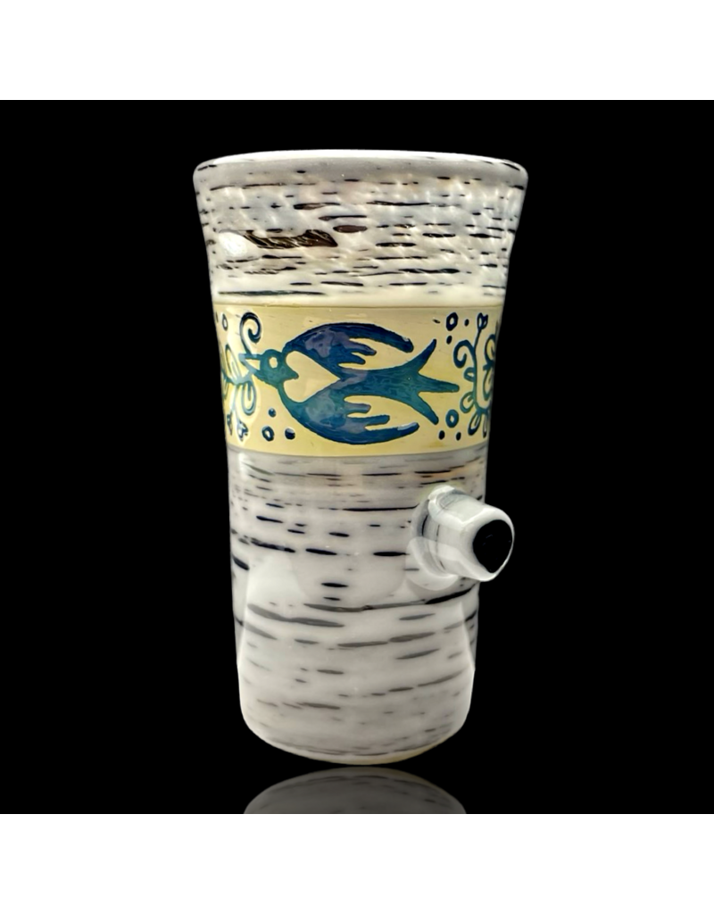 Witch DR Kevin & Evan Birthday Carved Birch Shot Glass
