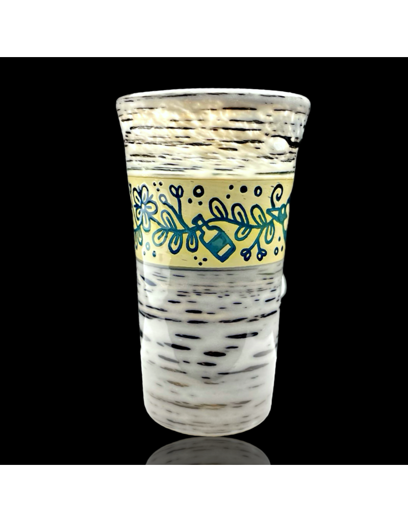 Witch DR Kevin & Evan Birthday Carved Birch Shot Glass