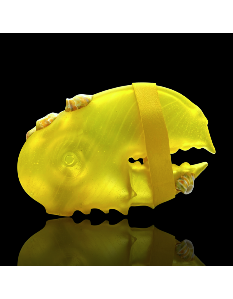 Mrs Claws Transparent Yellow SB Barnacle Claw Pipe