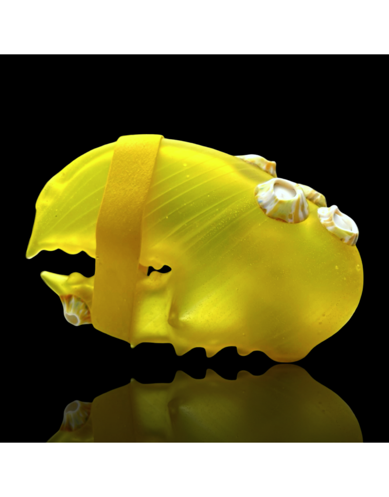 Mrs Claws Transparent Yellow SB Barnacle Claw Pipe