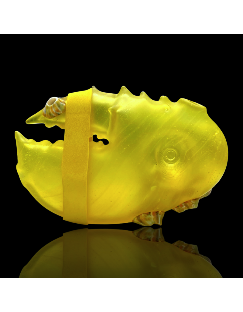 Mrs Claws Transparent Yellow SB Barnacle Claw Pipe