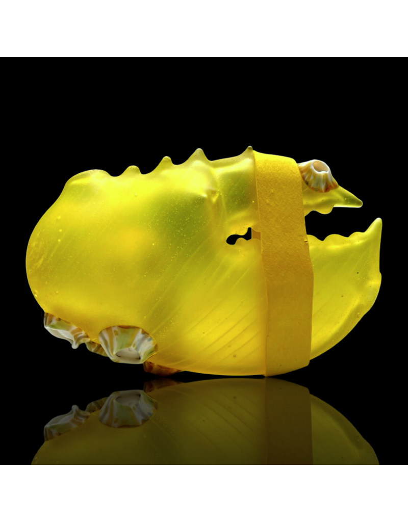 Mrs Claws Transparent Yellow SB Barnacle Claw Pipe